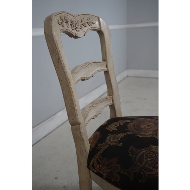 Set of 4 Country French Dining Room Chairs For Sale In Philadelphia - Image 6 of 18
