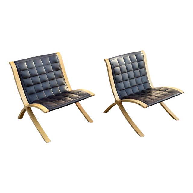 AX Chairs attributed to Peter Hvidt & Orla Mölgaard attributed to Fritz Hasen, 1978, Set of 2 For Sale