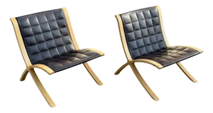 AX Chairs attributed to Peter Hvidt & Orla Mölgaard attributed to Fritz Hasen, 1978, Set of 2