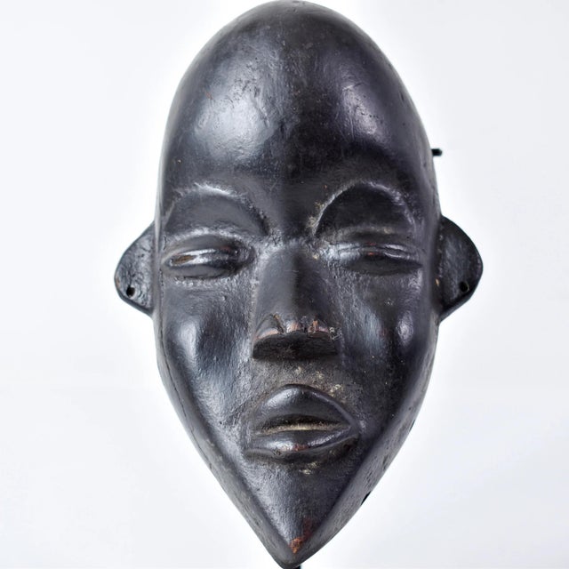 Early 20th Century Dan Deangle Mask on Custom Stand For Sale - Image 9 of 12
