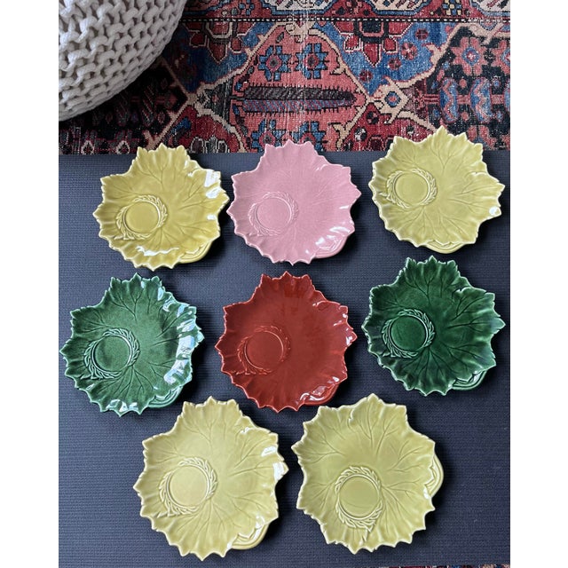 Add some fall foliage to your table year-round with these 1960s “Woodfield” Collection Steubenville plates by Russel Wright.