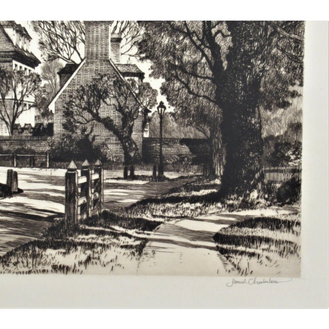 Realism Samuel Chamberlain, The Governor Palace, Williamsburg Serie For Sale - Image 3 of 5