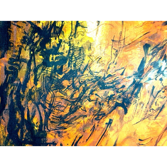 Zao Wou-ki - Original Lithograph - Abstract Composition 1962 For Sale - Image 4 of 9