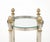 Maison Jansen Style 3 Tier Steel and Brass Side Table For Sale - Image 15 of 15