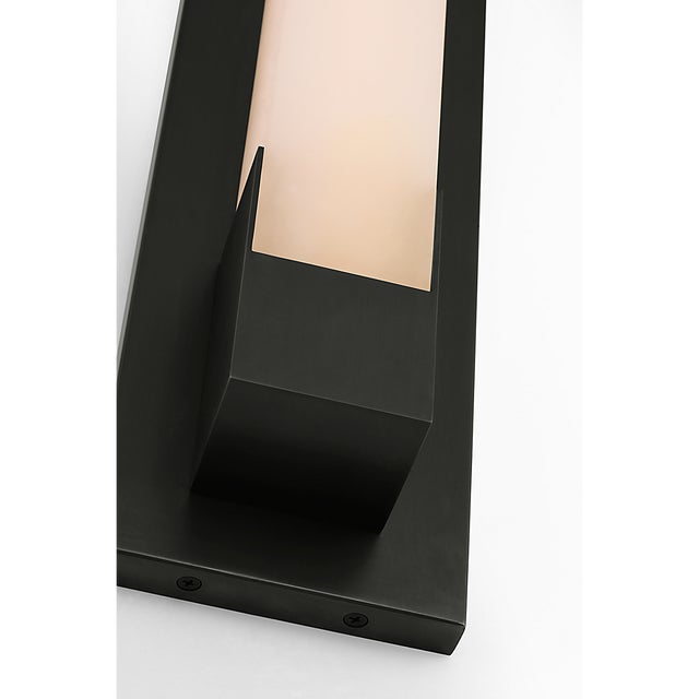 2020s Kelly Wearstler for Visual Comfort Signature Covet 26" Bracketed Bath Light in Bronze with Alabaster For Sale - Image 5 of 8