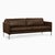 84"w x 35"d x 32"h. Beloved couch looking for a new home. Used it for about a year, condition is like new. Oxford Leather...