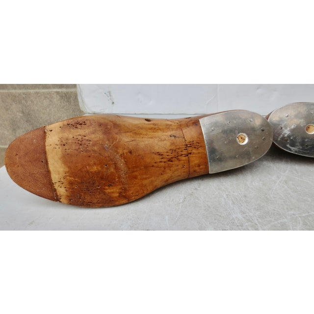 Vintage Wooden Shoe Stays, U S Navy 1938 - A Pair of 2 For Sale In New York - Image 6 of 9