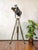 Barndoor Theater Spotlight Floor Lamp on Bundeswehr Tripod from A.E. Cremer, Paris, 1950s For Sale - Image 17 of 17