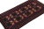 Rug & Kilim Rug & Kilim’s Baluch Runner Rug With Burgundy and Bright Orange Medallions For Sale - Image 4 of 8