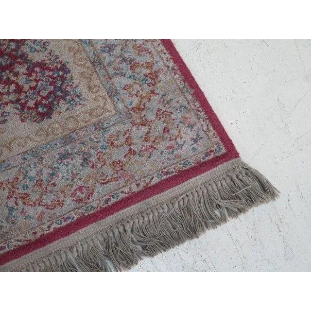 1980s Karastan Red Kirman Area Rug - 4′4″ × 6′9″ For Sale - Image 4 of 13