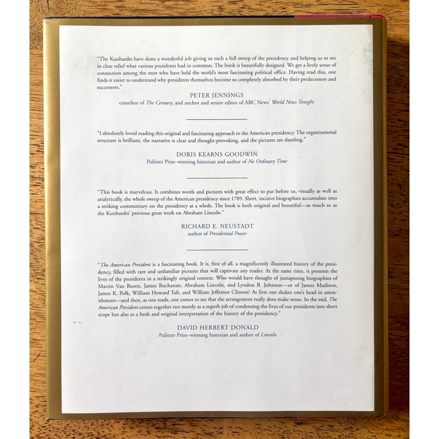 1990s the American President Hardcover Book For Sale - Image 4 of 12