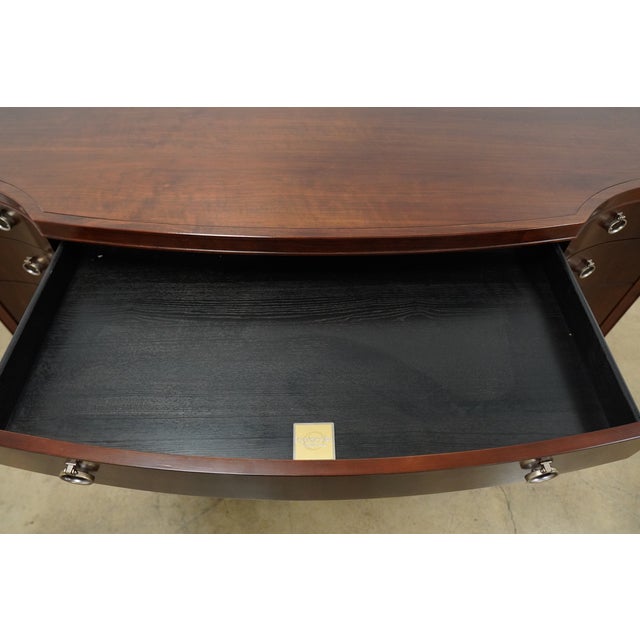 Caracole Bow Front 12 Drawer Dresser For Sale - Image 10 of 17