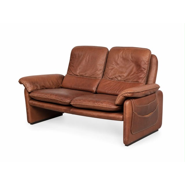 1970s DS 61 Two-Seater Leather Sofa from de Sede, 1970s For Sale - Image 5 of 5