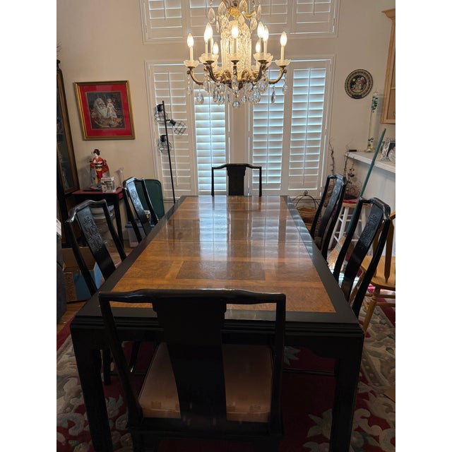 1970s Century Furniture by Raymond Sabota Chin Hua 6 Dining Chairs For Sale - Image 9 of 10