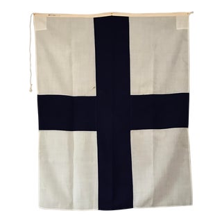 Vintage Nautical Flag Signal "X" For Sale