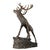 Monumental Bronze Stag on Rock Sculpture – 117” Tall For Sale - Image 9 of 9