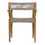 Oakley Armchair Brown Teak Wood Outdoor Dining Chair by Artesia For Sale - Image 4 of 5