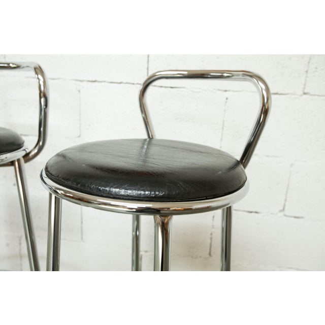 1970s Bar Stools from Rodet, 1970, Set of 2 For Sale - Image 5 of 18