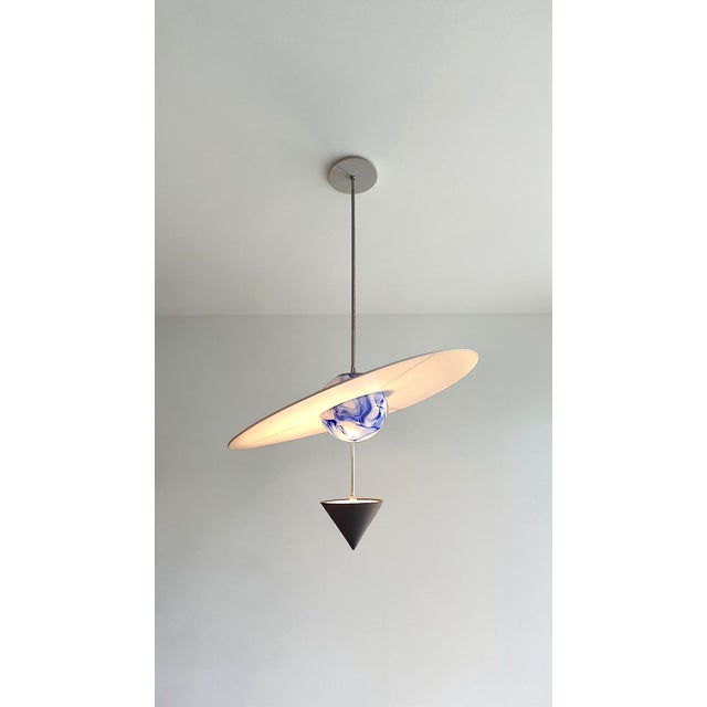 Venini Pianeta Il Cielo Pendant Light by Vico Magistretti for Venini, Italy, 1980s For Sale - Image 4 of 6