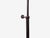 1950s Swedish Modern Forged Iron, Fabric, Brass Floor Lamp For Sale - Image 9 of 11