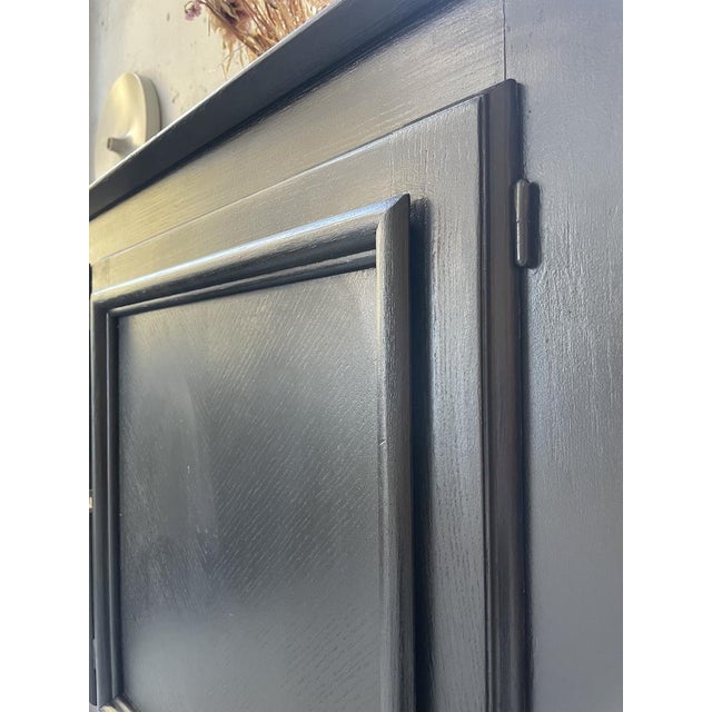 Brutalist Black Sideboard, 1960s For Sale - Image 15 of 18