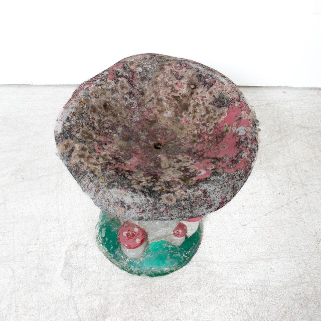 Mid-20th Century French Cast Concrete Mushroom Garden Seat or Stool For Sale - Image 17 of 18