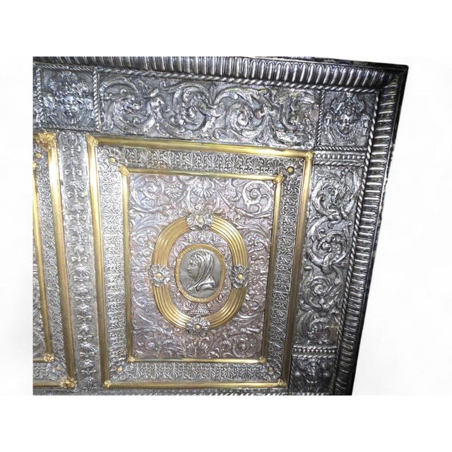 17th-Century Italian Silver and Gilt Silver Altar Panel For Sale - Image 16 of 18