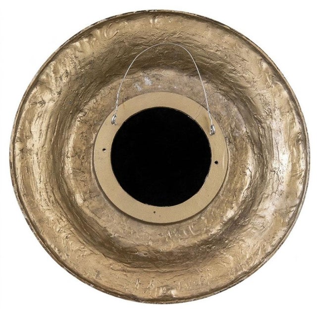 1970s Vintage Repurposed Golden Nugget Casino Ceiling Fixture Mirror For Sale - Image 5 of 7