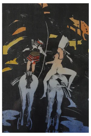 Michael Casford, Norwegian Word, 1980s, Color Lithography, Framed