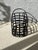 1990s Dark Brown Wrought Iron Woven Metal Magazine Rack Basket For Sale - Image 9 of 9