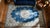 1900s Navy Blue Medallion Traditional Antique Chinese Peking Rug 5' 0'' X 7' 6'' Wool Knotted Carpet For Sale - Image 10 of 12
