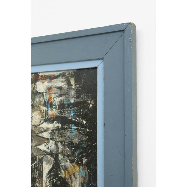 Abstract Large Abstract Composition Painting, Jack Wise, 1956 For Sale - Image 3 of 5