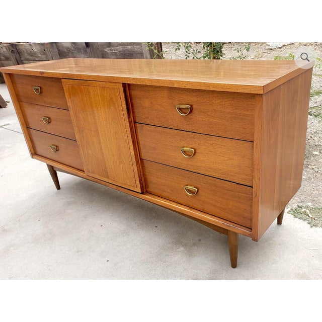 MidCentury Modern Ward Furniture Mfg Co Dresser Chest With Mirror