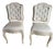 Jacques Bodart Louis XV Style Chairs With Hand-Painted Cane, a Pair For Sale