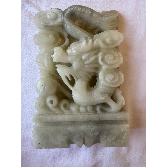 Pair of Late 19th Century Carved Onyx Dragon Asian Bookends For Sale - Image 12 of 12