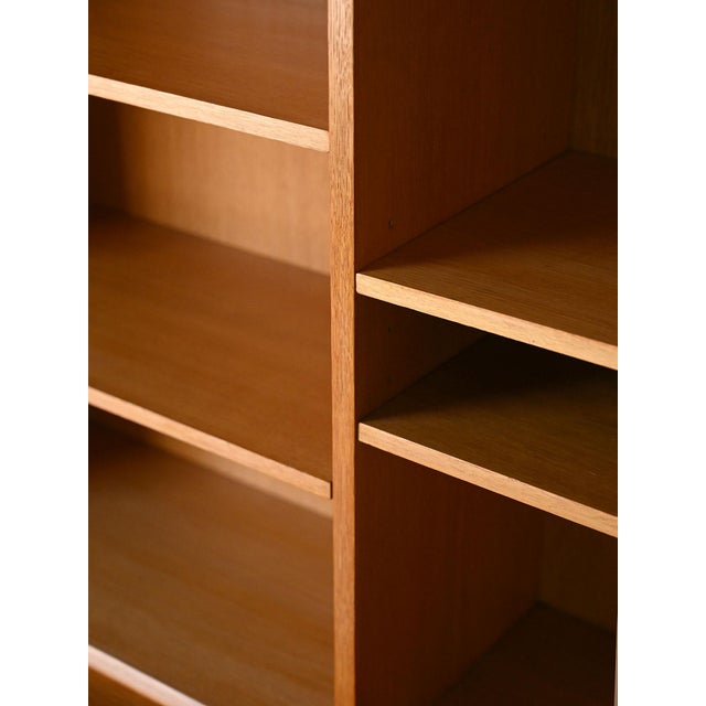 Vintage Oak Bookcase, 1960s For Sale - Image 9 of 10