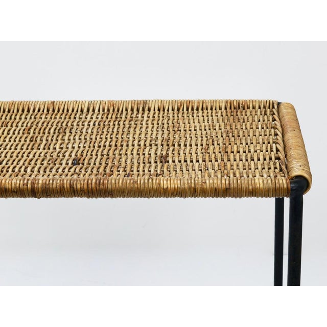 Long Side Table in Rattan & Wicker attributed to Carl Auböck, Austria, 1950s For Sale - Image 15 of 18