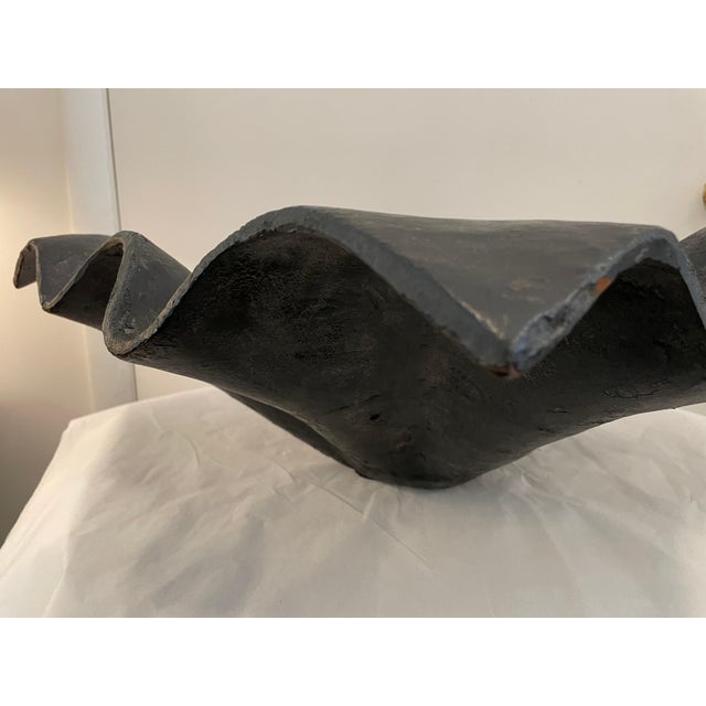 Handkerchief Design Iron Bowl in the Style of Willy Guhl For Sale - Image 15 of 16