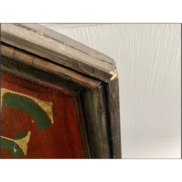 Vintage 1960s Hand Painted "Dodgehouse" Tavern Trade Sign For Sale - Image 4 of 9