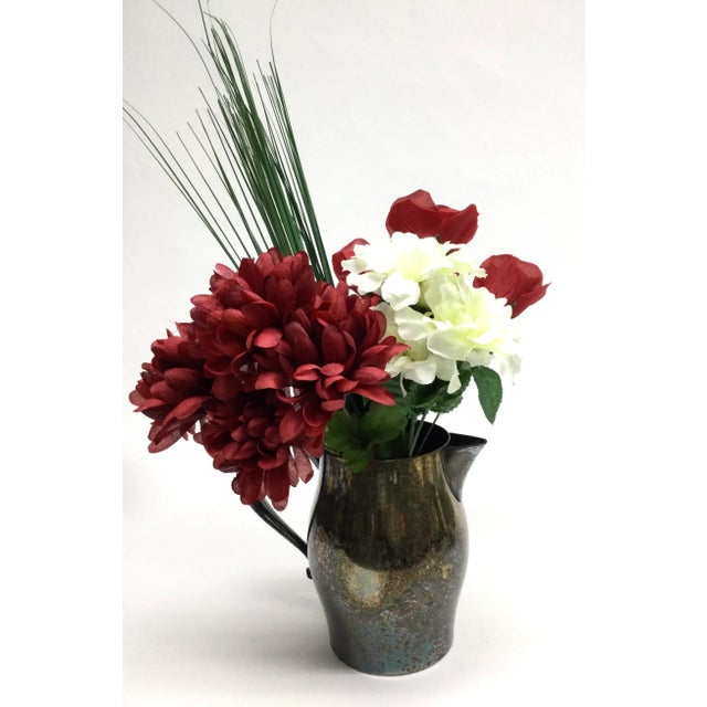 R Polishing Vintage Silverplate Oneida Water Pitcher For Sale - Image 9 of 12