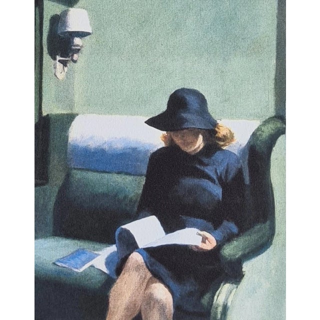 After Edward Hopper, Compartment, 1990s, Ink and Pencil and Paper For Sale - Image 4 of 9