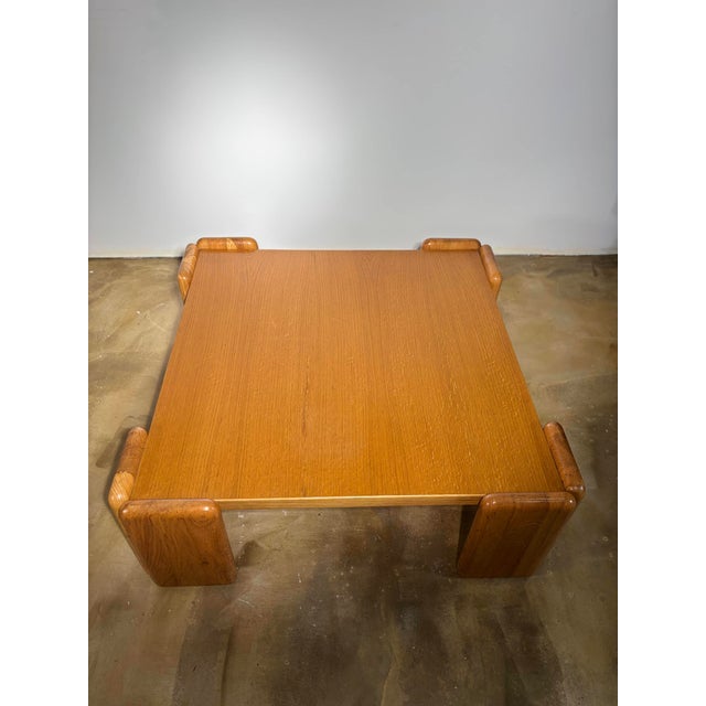 1970s Oak Coffee Table by Mario Marenco for Mobilgirgi, Italy, 1970s For Sale - Image 5 of 18