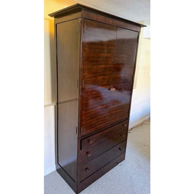 Modern Modern Tall Armoire For Sale - Image 3 of 18