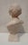 Stone Italian Artist, Large Art Deco Carved Bust of Woman, 1920s-1940s, Alabaster For Sale - Image 7 of 18