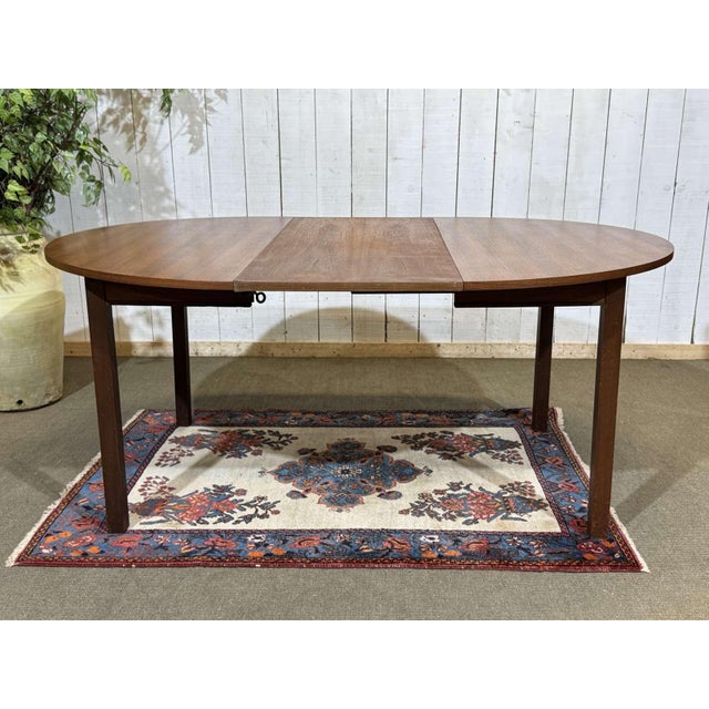 Vintage Teak Table with One Extension, 1970s For Sale - Image 17 of 18