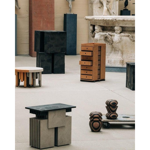 Brown Matek Archive Cabinet in Recycled Composite by Project Materia For Sale - Image 8 of 9