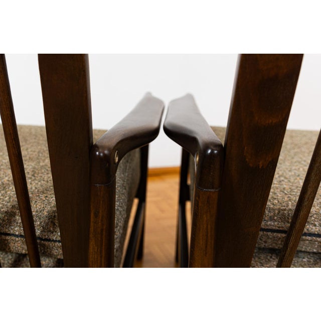 Set of Mid-Century Club Chairs by Zenon Bączyk, 1960s For Sale - Image 12 of 15