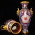 Pair of Chinese Cloisonné Vases | Gilt Bronze Handles & Taotie Mask Motif For Sale In Los Angeles - Image 6 of 9