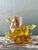 Mid 20th Century Vintage Amber Cast Lucite Running Horse Sculpture For Sale - Image 5 of 15