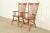 American Stickley Style American Colonial Solid Oak Spindle Back Windsor Armchairs, Pair For Sale - Image 3 of 15